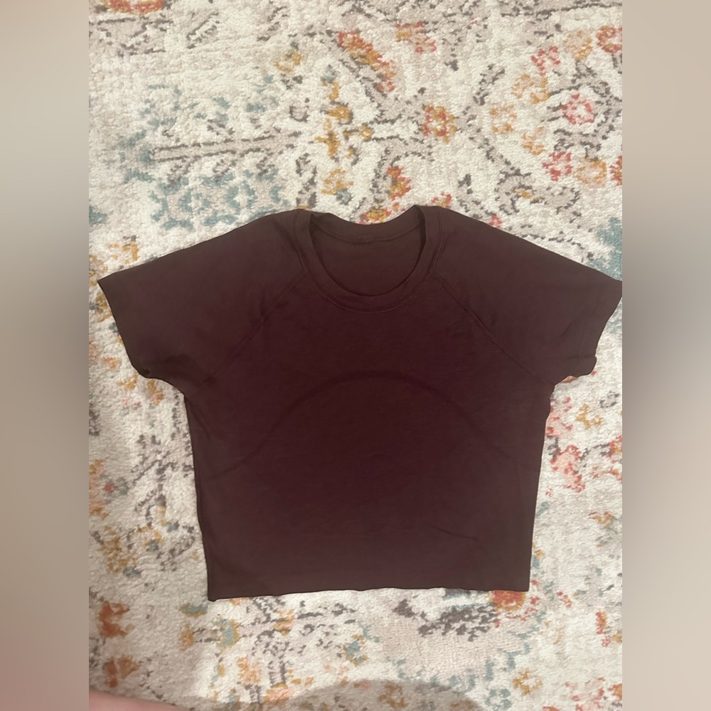 lululemon athletica swiftly cropped short sleeve